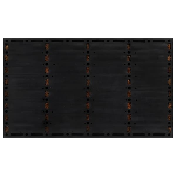 vidaXL dørmåtte, rektangulær, 45x75 cm, gummi og kokosfiber