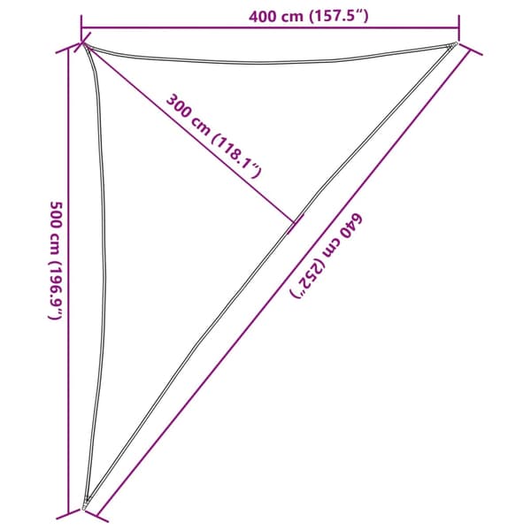 vidaXL Varjostinpurje vaaleanharmaa 4x5x6,4 m 100% polyesteriä