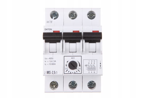 Z-MS motorbrytare 2,5A 230V AC 10KA