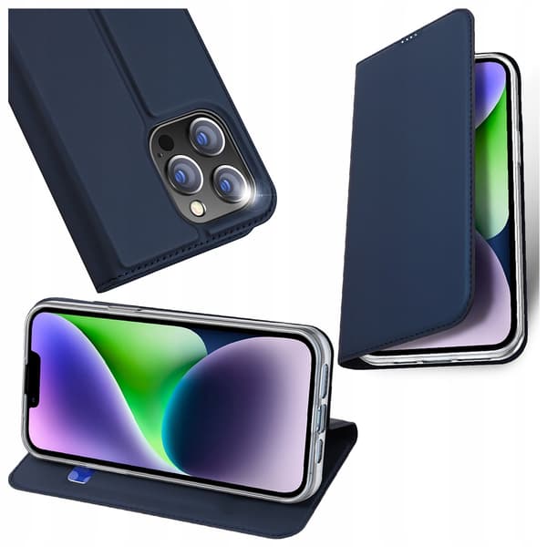 Dux Ducis Skin Pro iPhone 15 Pro Max Flip Pung - Blå