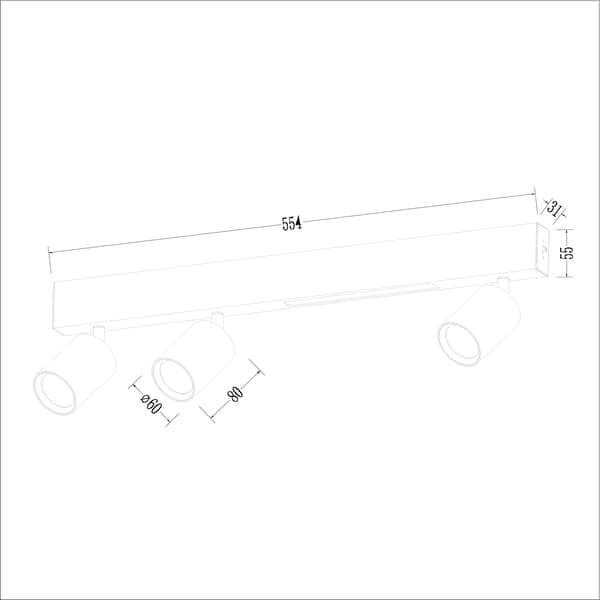 MAGNET LED-STRÅLKASTARE SVART MILAGRO ML1135
