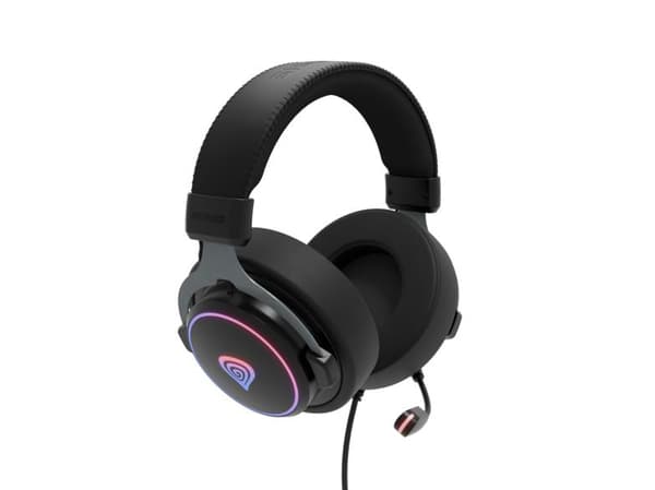 GENESIS Neon 764 RGB Kablede Hovedtelefoner Sort