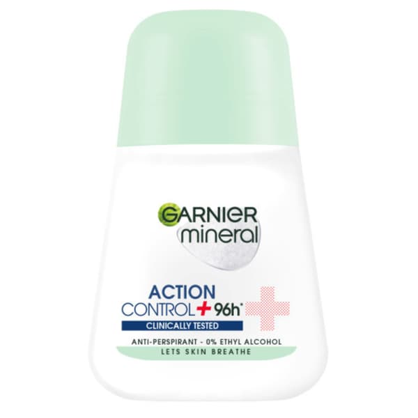 Garnier Mineral Clinically Tested Roll-On Antiperspirant Uden Alkohol 50ml