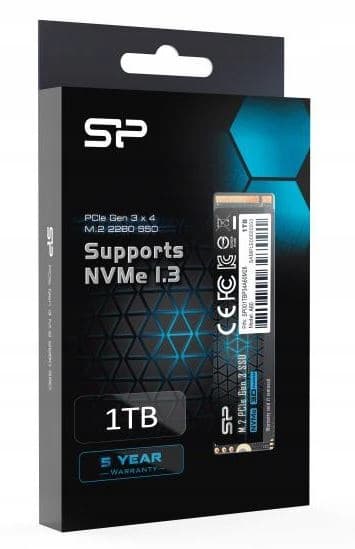 SSD Silicon Power Ace A60 1024 GB PCIe Gen 3x4