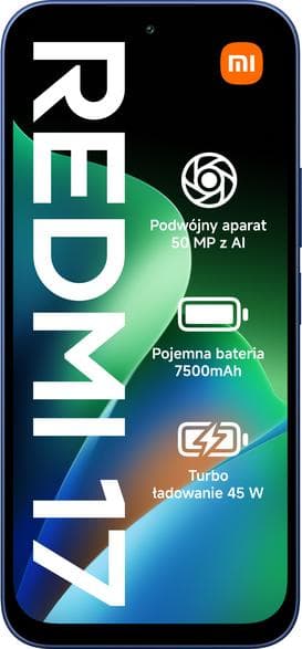 XIAOMI Redmi 17 4G (LTE) Smartphone 4GB/128GB Blå