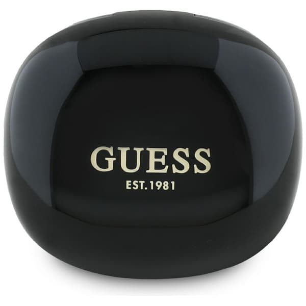 TWS Guess Flat Classic Logo Galvaniserede Sorte Hovedtelefoner