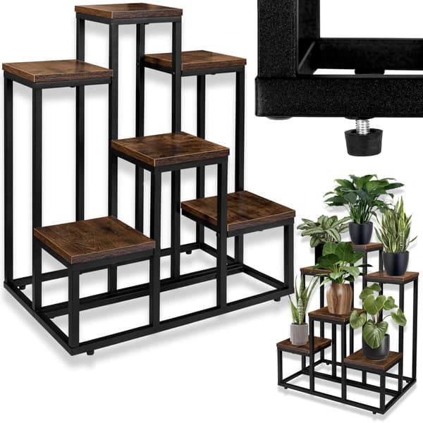 BELGAR RUSTIC loft stående blomsterstativ