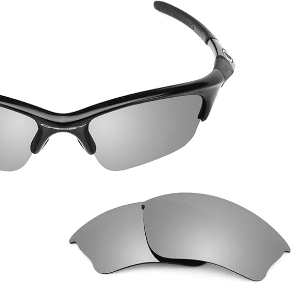 ERSÄTTNINGSLINSER FÖR OAKLEY HALF JACKET XLJ GLASÖGON POLARISERADE GRÅ 2 ST
