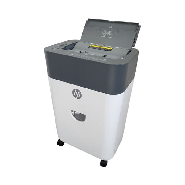 HP ONESHRED Auto 100CC papirmakulator, hvid og grå