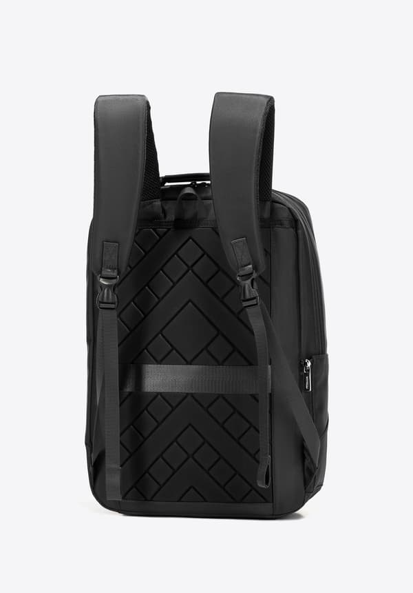Wittchen Herre 15.6" Laptop Rygsæk, Lige, Til Fly, Sort, Sort Polyester