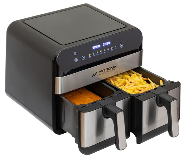 Dobbel metallfritøs 9L AF-667 nr. 0162