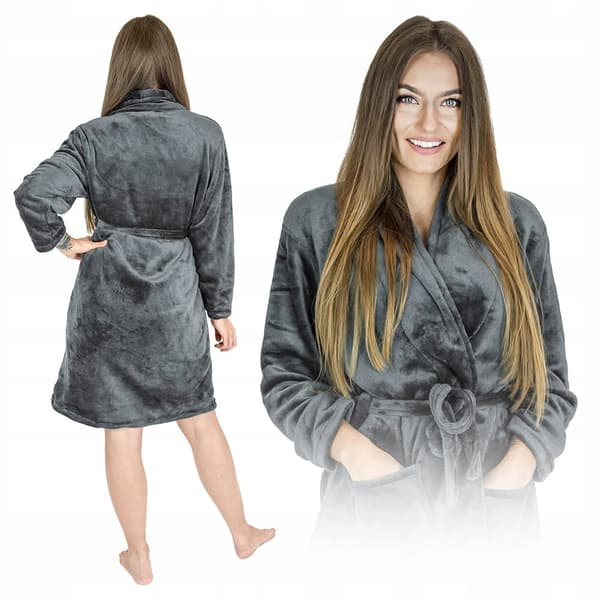 Badekåbe, pyjamas, herre, dame, badedragt, bundet, varm, sauna
