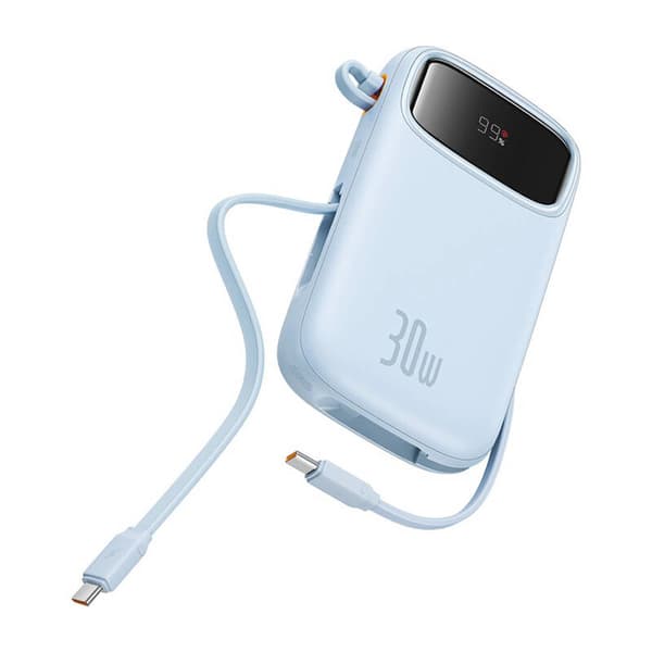 Baseus QPow 2 Powerbank 10000mAh 30W 2xUSB-C (Blå)