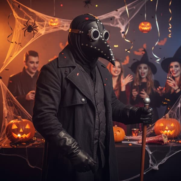 Ruttotohtorin Halloween-naamio