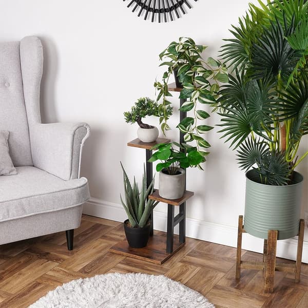 Blomsterstand metal 4-niveauer 84 cm