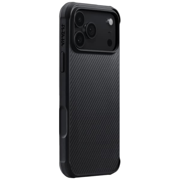 PITAKA Aramid ProGuard MagSafe Cover til iPhone 17 Pro Sort og Grå