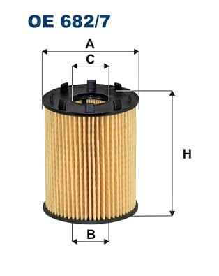 OLJEFILTER OE6827 FILTRON