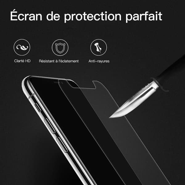 2x Hærdet glas til Apple iPhone 11 Pro Max/Xs Max. Stærk beskyttelse.