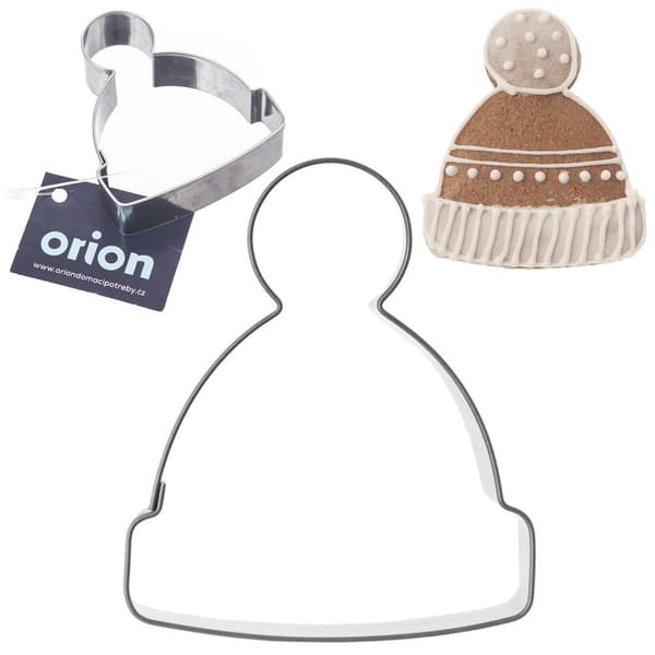 Stål kakutstickare hatt 5,5 cm