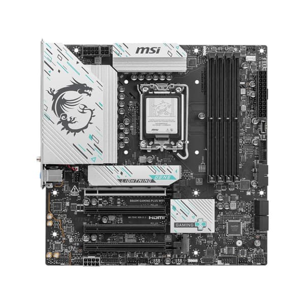 MSI B860M GAMING PLUS WIFI Bundkort, Micro ATX, DDR5