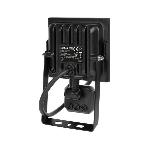 Halogen LED spotlight projektørlampe 30W skumringsbevægelsessensor IP44