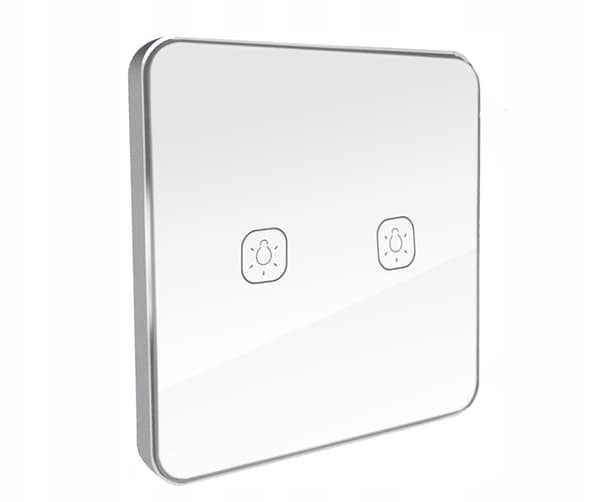 Fjernbetjent touch-afbryder 2-kanals ZigBee Tuya