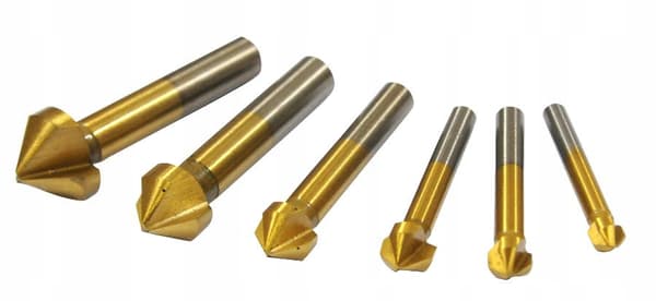Koniska förborrssats, 6 delar, 6-20 mm