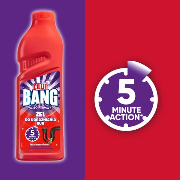 Cillit Bang Turbo Rörrengöring 1L