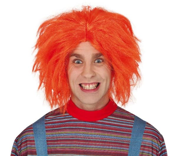 RAG DOLL Peruukki Oranssit Hiukset