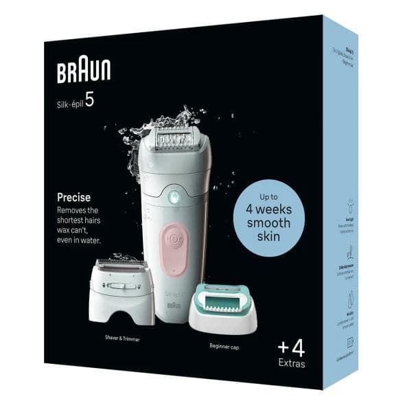 Epilator Braun Silk Epil SE5-050 Vit och Rosa