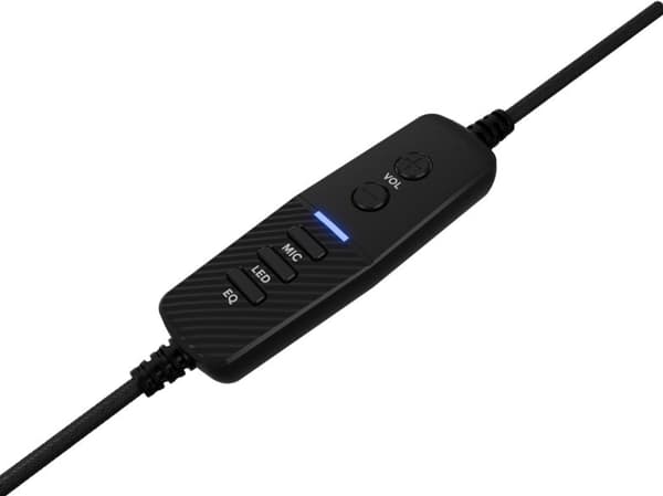 GENESIS Neon 764 RGB Kablede Hovedtelefoner Sort