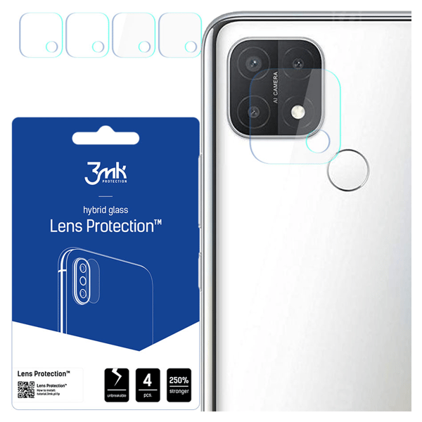 Oppo A15s - 3mk linsebeskyttelse
