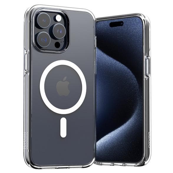 ARAREE Duple M iPhone 15 Pro Max -kotelo läpinäkyvä