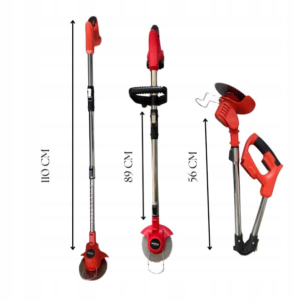 ADM ledningsfri foldbar trimmer + 2 x 21V lithium-batterier