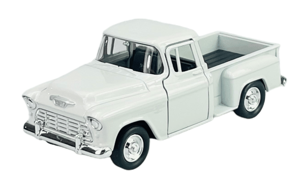 Welly Oldtimer 1955 Chevrolet Stepside Pick-up Hvid 1:34 43749