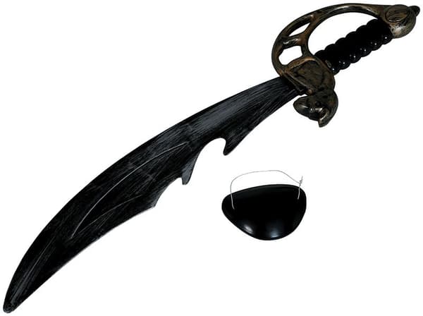 Sabelpirat-SVÆRD med Greb + Armbåndsvåben