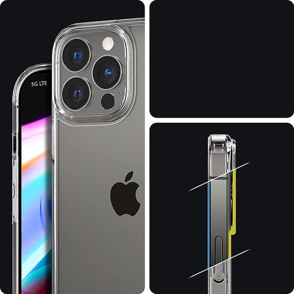 Spigen Ultra Hybrid - Etui til iPhone 13 Pro (Klar)