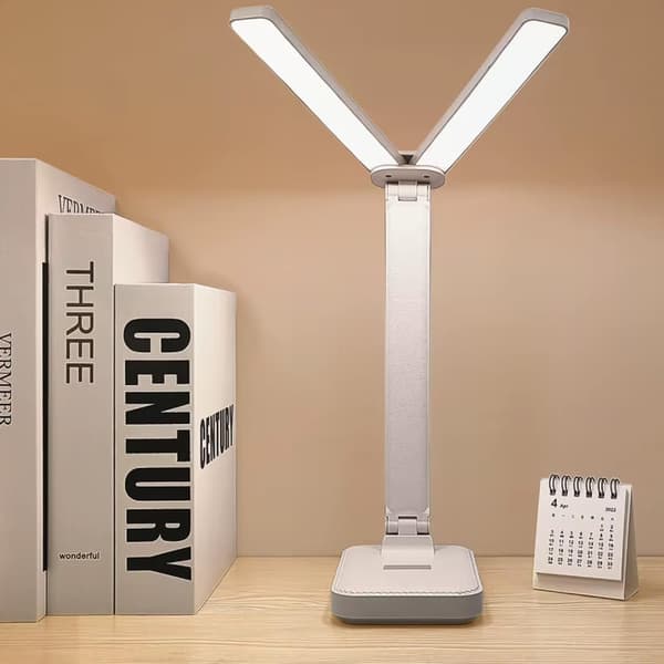 LED-skrivbordslampa - D20B (vit)