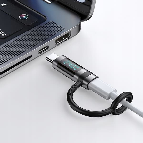 MCDODO ADAPTER USB-C USB TYP C SNABBLADDNING 240W MÄTARE