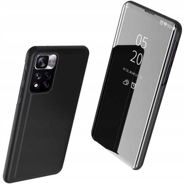 Clear View-cover til Huawei Nova 8i, sort