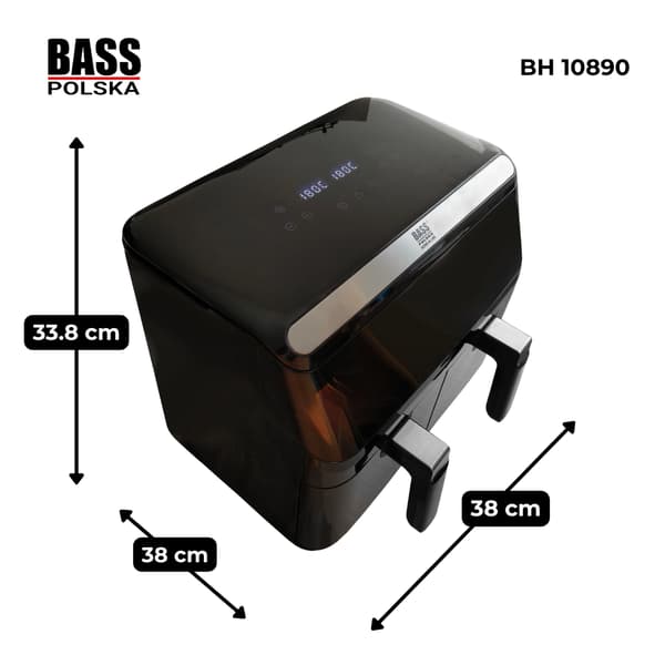 Kaksois ilmapaistin 8,5L