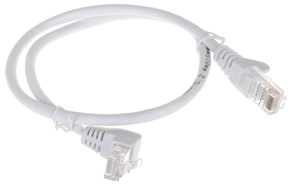 PATCHCAB RJ45 nätverkskabel 0,50 m vit