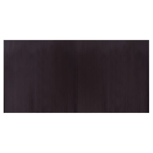 vidaXL Rektangulär matta, mörkbrun, 100x200 cm, bambu