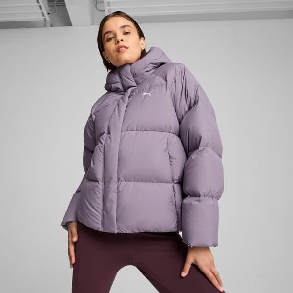 Puma DOWN PUFFER dame hættejakke lilla 62648730 r L