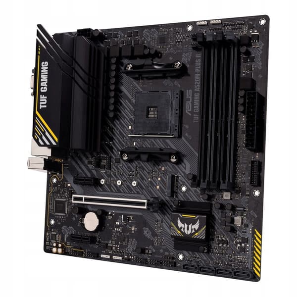 ASUS TUF GAMING A520M-PLUS II moderkort, Micro ATX, AMD A520