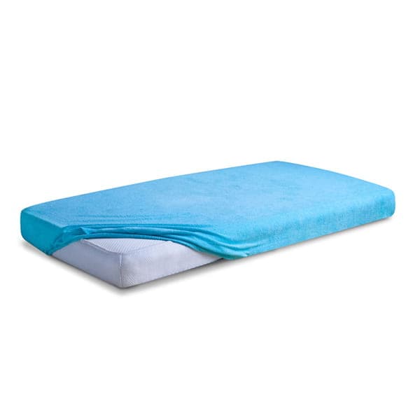 Frottélagen med elastik PREMIUM 70x140x10 Blå