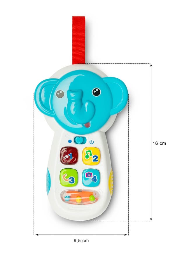 Pedagogisk leksak - Elefanttelefon
