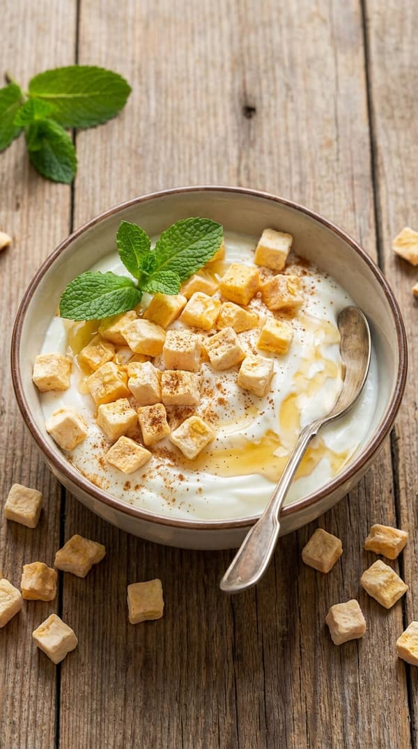 Frystorkad mango grynbitar 20 g frisk klass A aromatisk