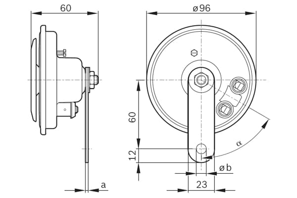 HORN 0986320111 BOSCH