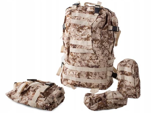 GAB Militär ryggsäck 45L brun